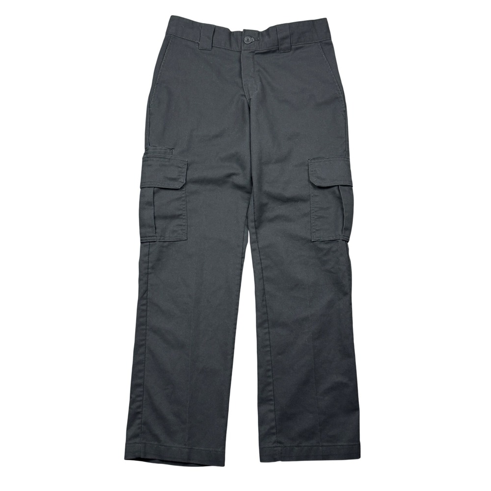 Dickies Cargo Pants Mens 30x30 (30x29) Black Regular Straight Utility Workwear